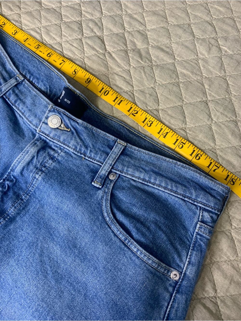 GAP 2024 Light Blue Denim Maxi Skirt size 16 - Picture 8 of 11